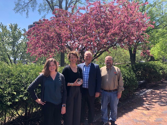 Mindy Granley, Mayor Larson, Ken Smith, Terry Nanti