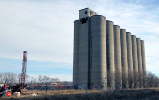 Silos in Prospect Park.