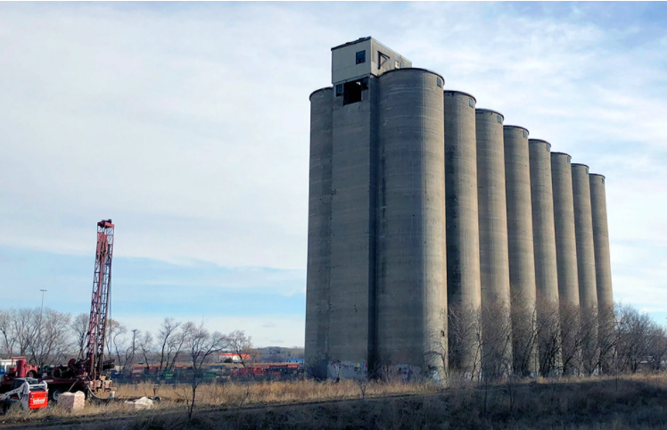 Silos in Prospect Park.