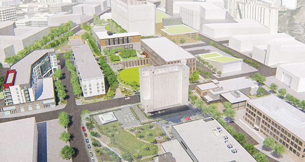 Illustration of future Prospect Park site.