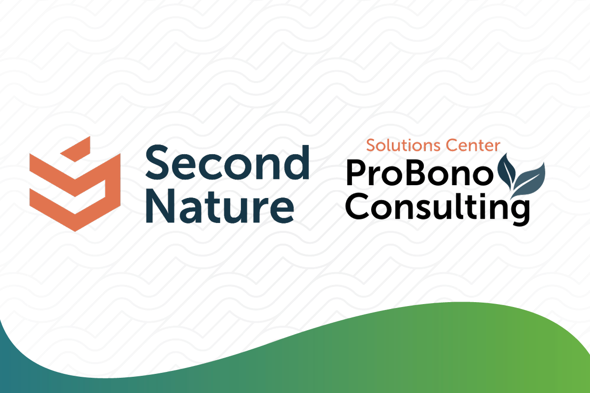 Second Nature Logo with Pro Bono Consulting